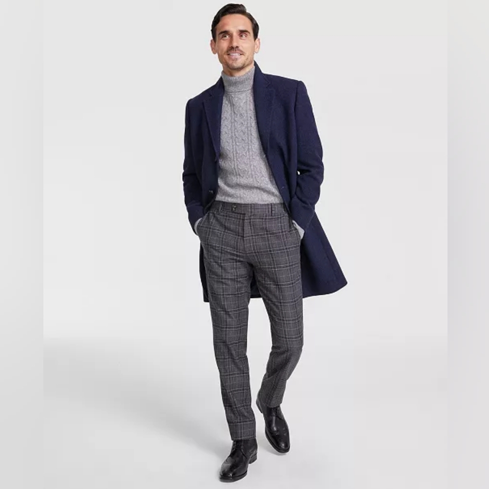 Lands End Blue Men’s Top Coat